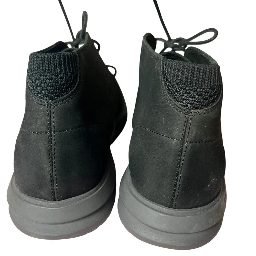 Cole Haan Grand Modern Craft Chukka Boots Black Leather Men's‎ Size 11 M